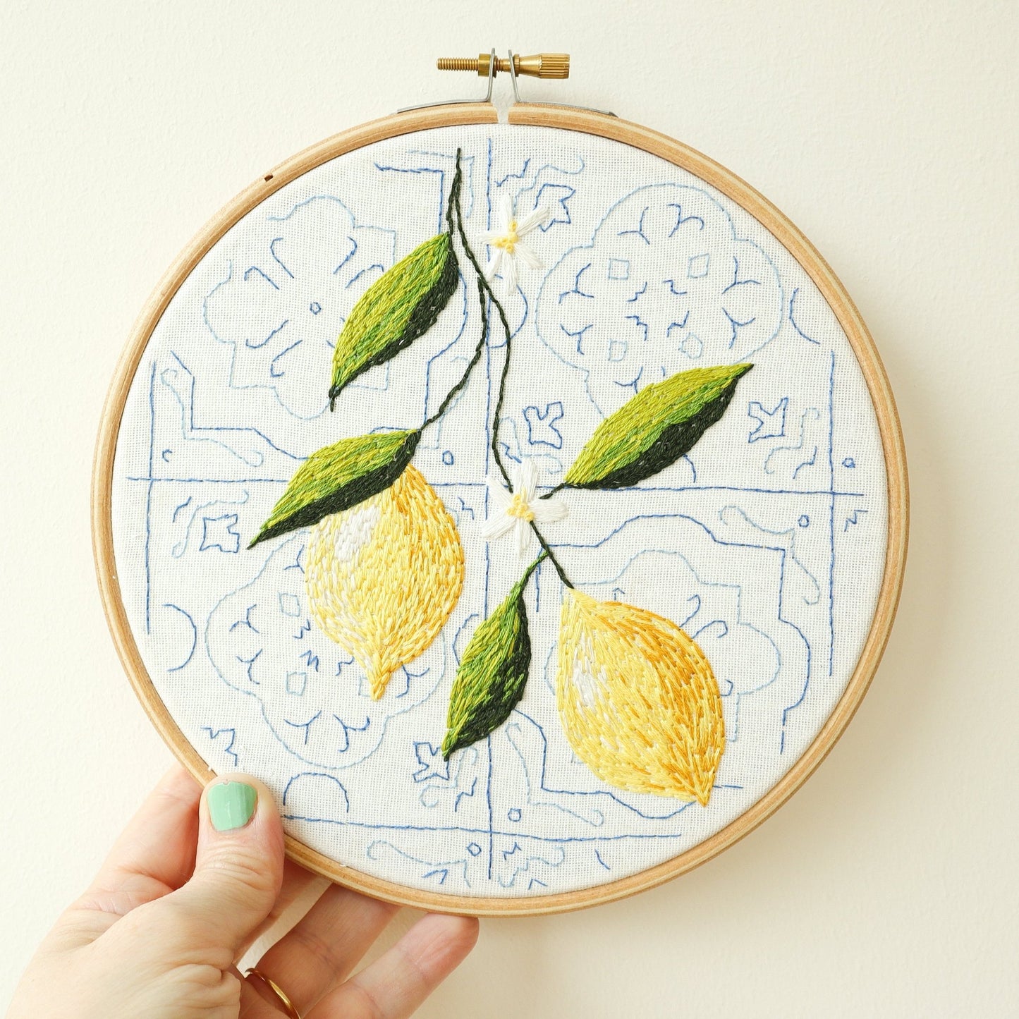 Lovely Lemons Embroidery Craft Kit - Stitch Happy.