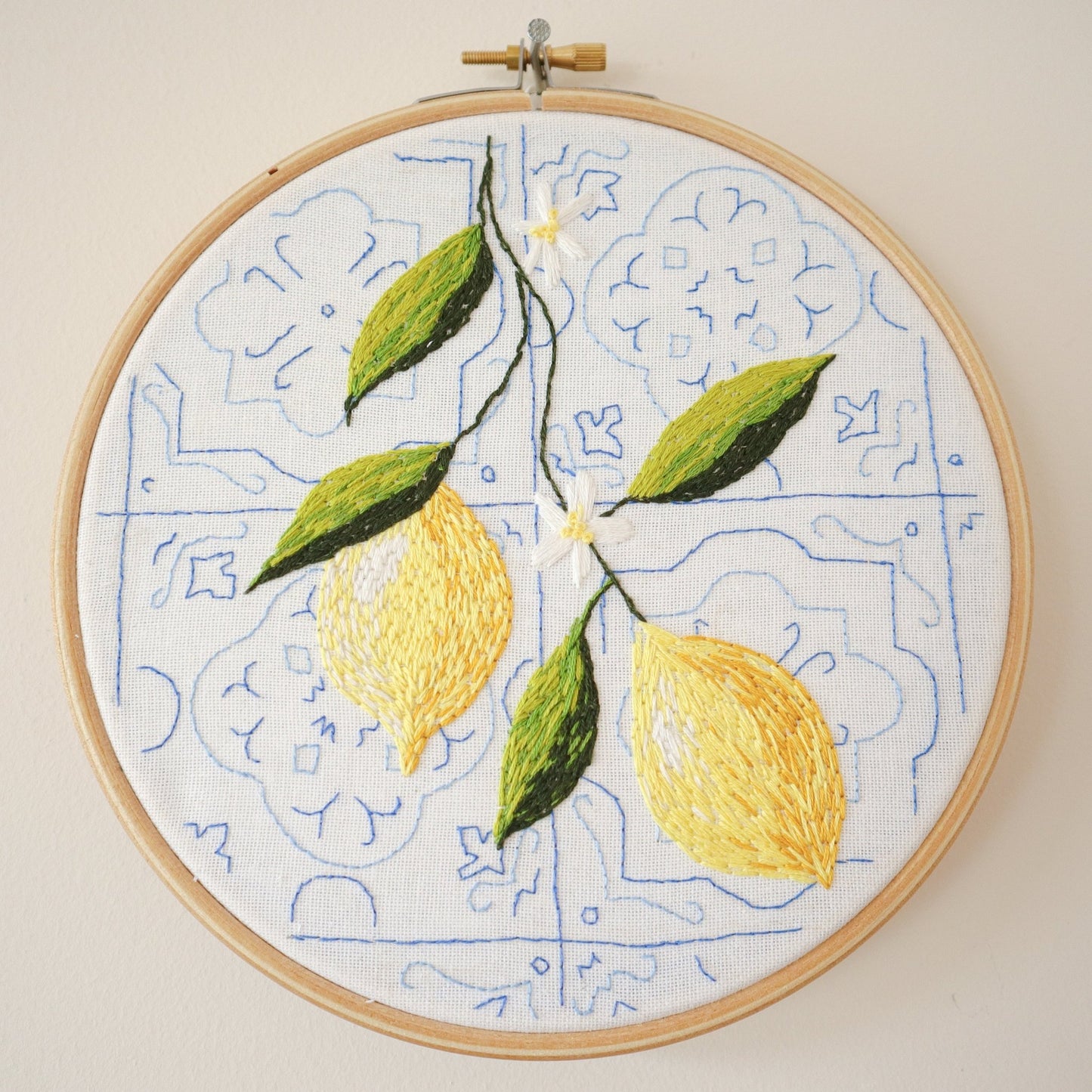 Lovely Lemons Embroidery Craft Kit - Stitch Happy.