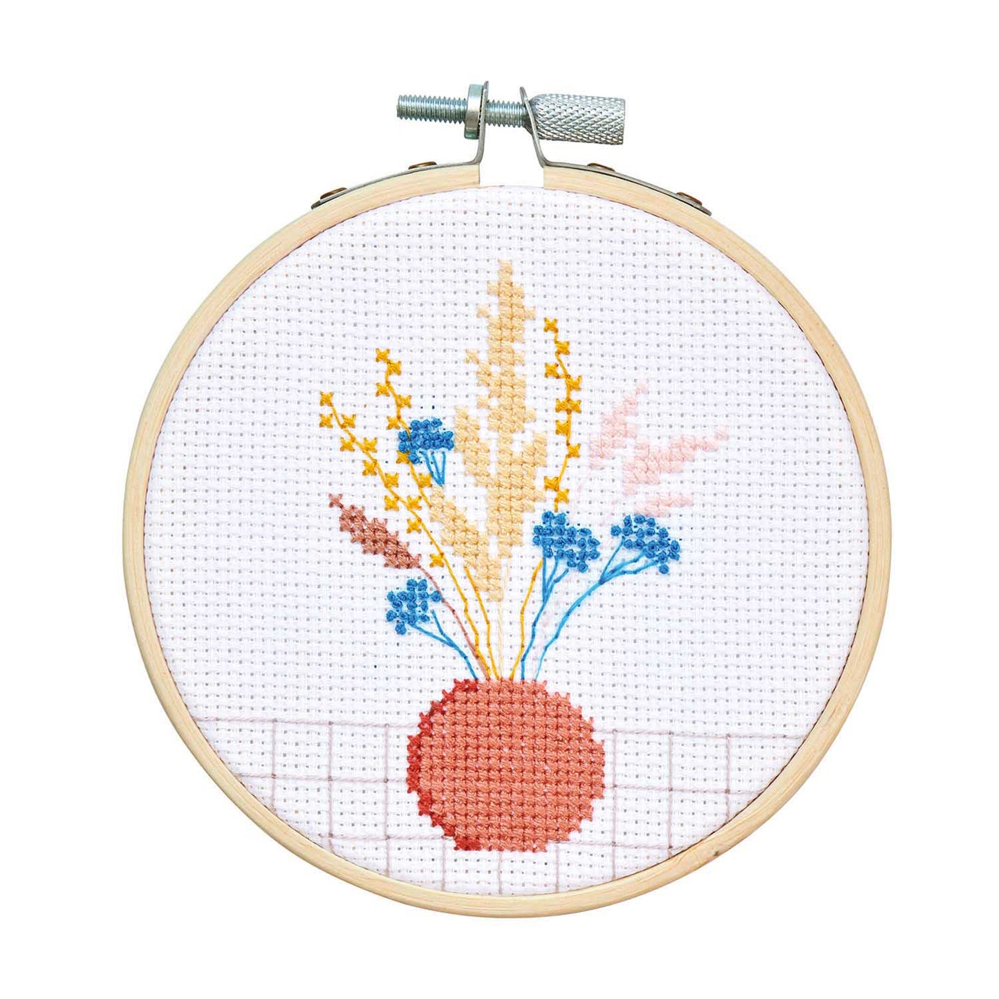Dried Flowers Cross Stitch Kit by Rico Design - Stitch Happy.
