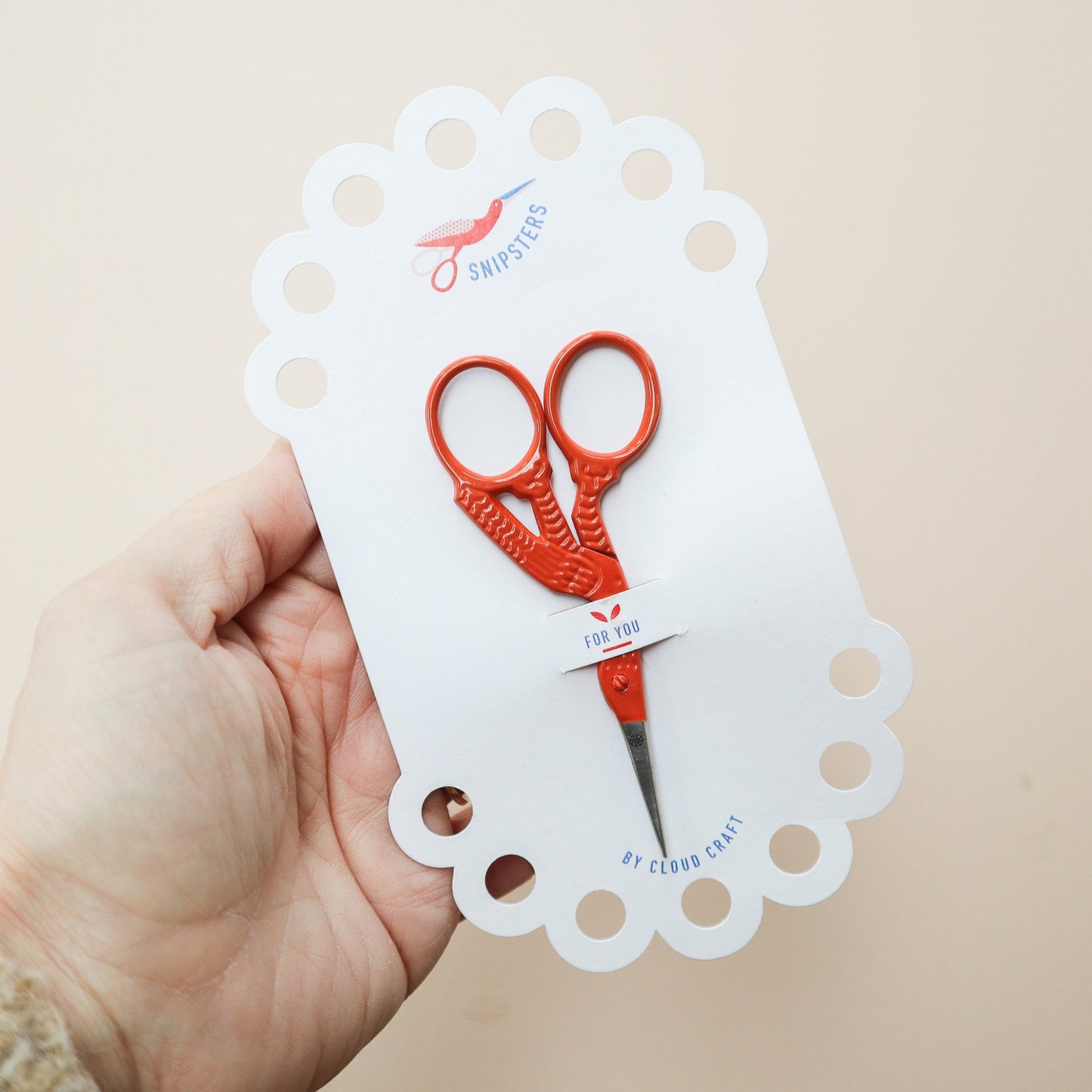 Embroidery Scissors - Colourful Stork - Stitch Happy.