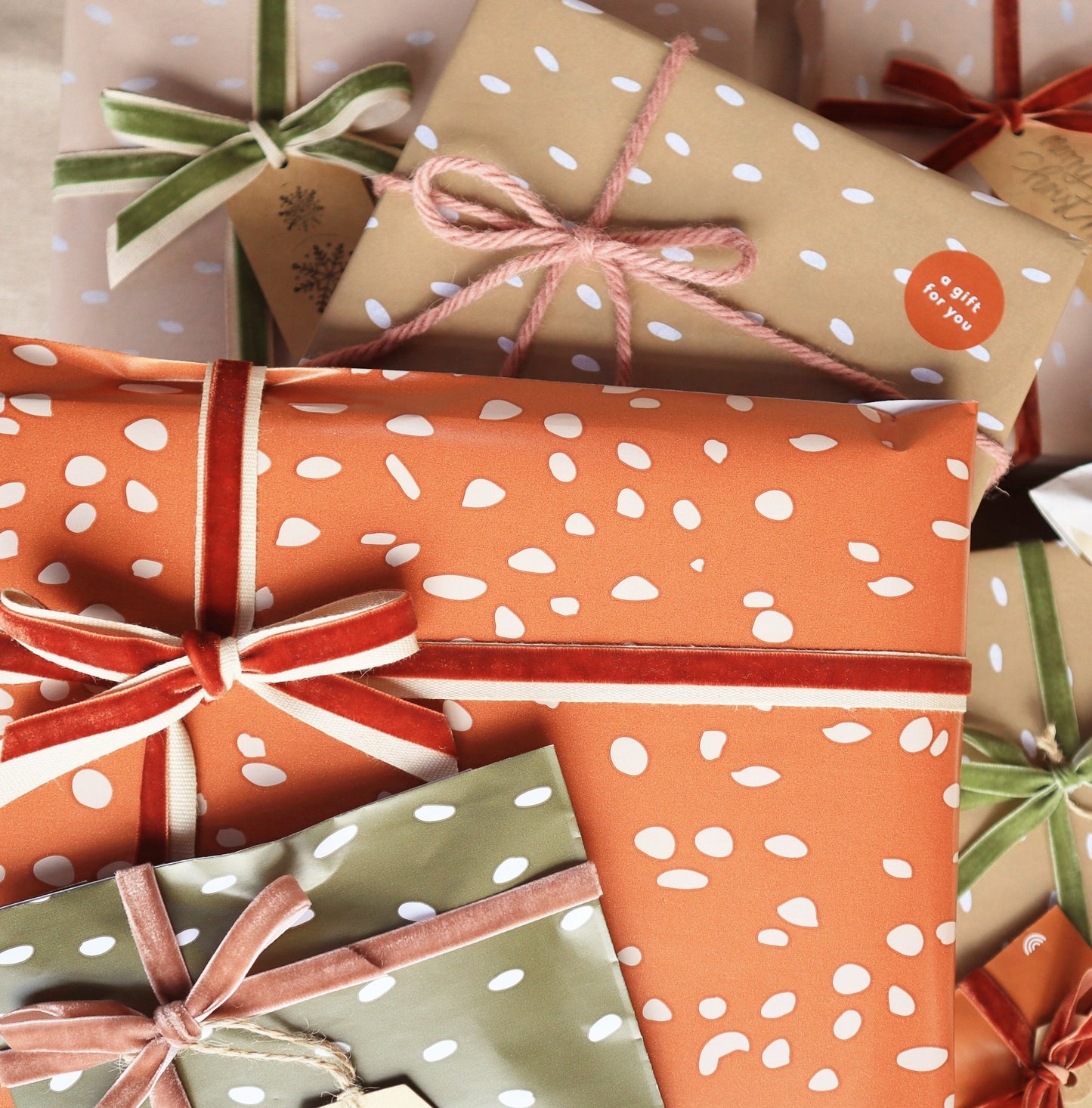 Gift wrapping - Stitch Happy.