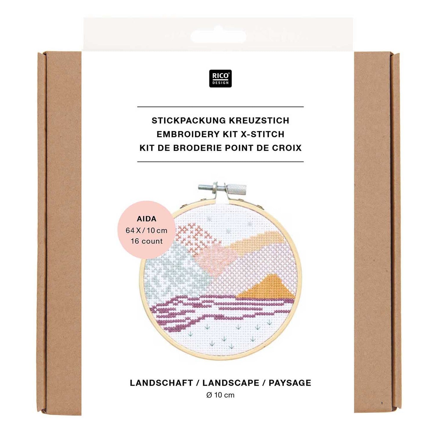 Landscape Cross Stitch Kit by Rico Design - Stitch Happy.