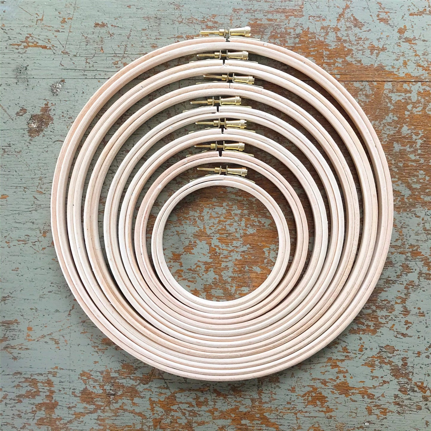 Wooden Embroidery Hoops - Made in the U.K. by Elbesse - Stitch Happy.