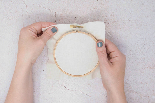 How to prepare your hoop for Embroidery and Cross Stitch. - Stitch Happy.