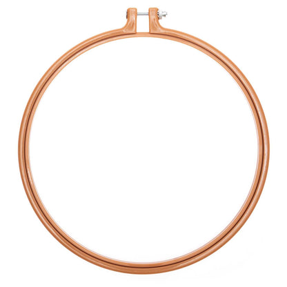 Caramel Coloured Embroidery Hoop 23cm / 9" - by Rico Design - Stitch Happy.