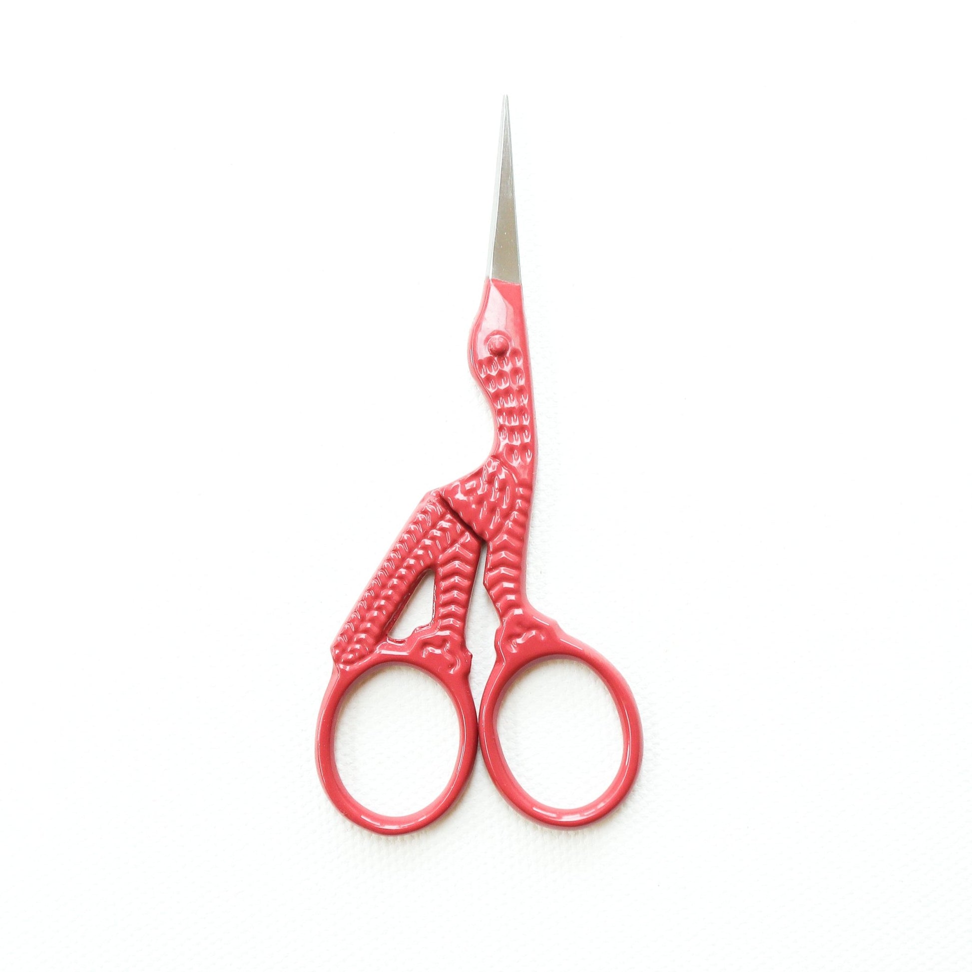Embroidery Scissors - Colourful Stork - Stitch Happy.