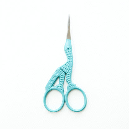 Embroidery Scissors - Colourful Stork - Stitch Happy.