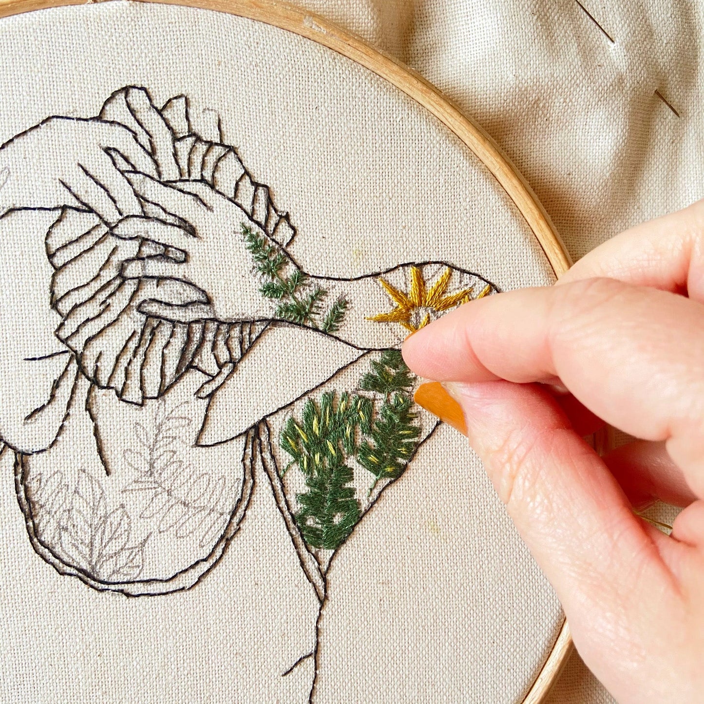 PDF Embroidery Pattern - Botanical Tattoos - Stitch Happy.