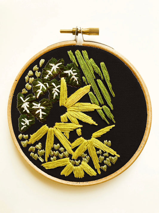 PDF Embroidery Pattern - Green Wall - Stitch Happy.