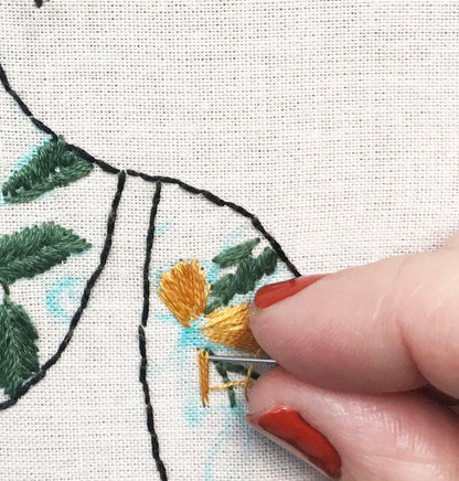 PDF Embroidery Pattern Tattooed Shoulders - Stitch Happy.