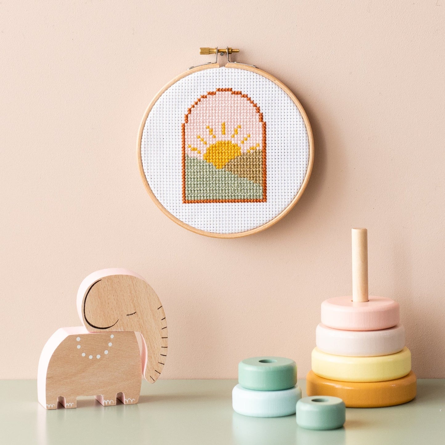 Sunrise Cross stitch Kit - Stitch Happy.